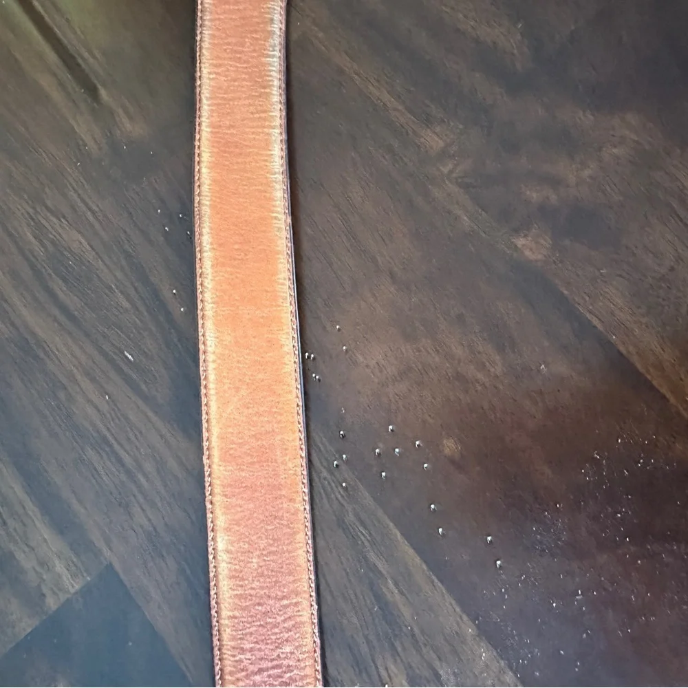Cole Haan reversible belt. Size 42 silver buckle. Brown & dark brown